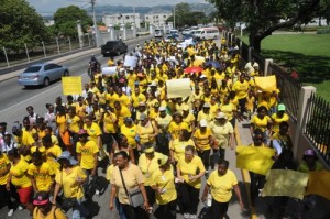 Endo Awareness march in Jamaica, 2014